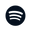 Black Spotify Icon